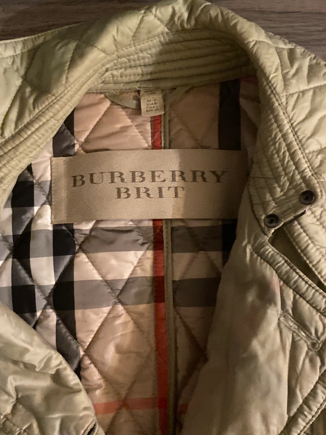 Burberry Brit Quilted Jacket - Beige - photo 2