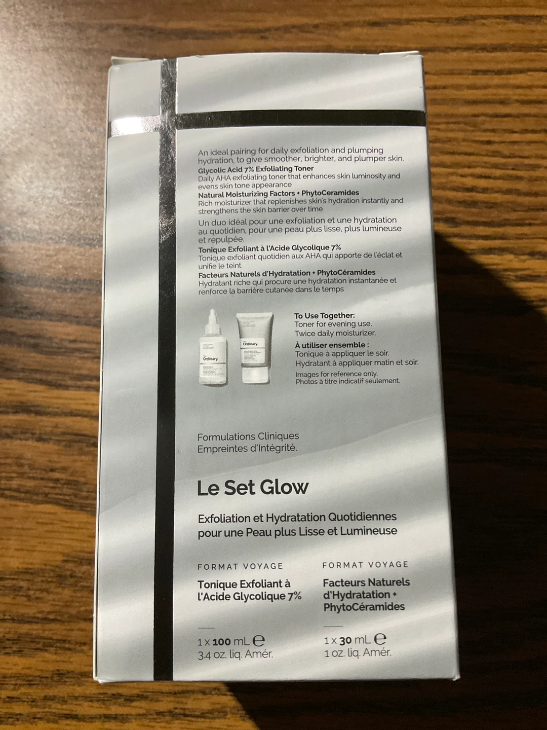 🥕The Ordinary The Glow Set Glycolic Acid Toner & Moisturizer - photo 2