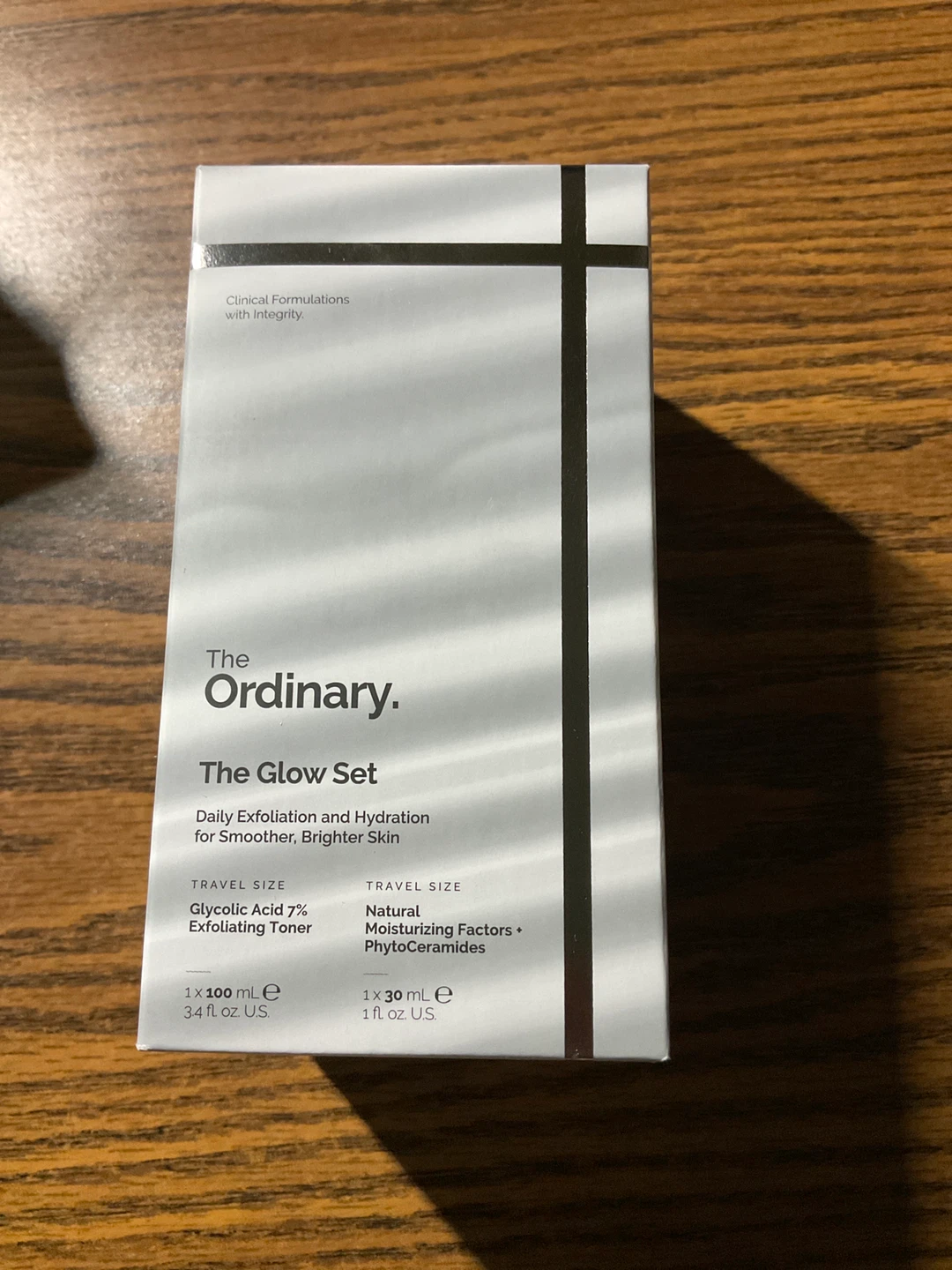🥕The Ordinary The Glow Set Glycolic Acid Toner & Moisturizer