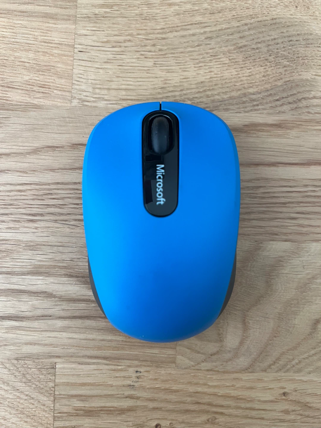 Blue Microsoft Wireless Mouse