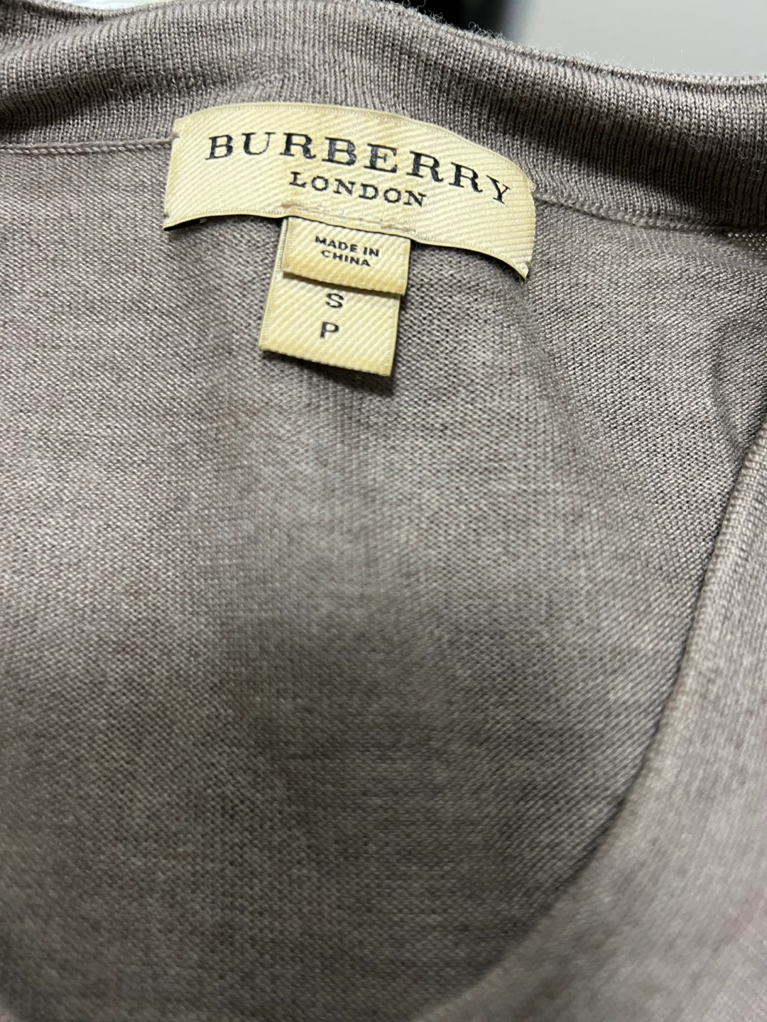Burberry London Super Fine Merino Wool Sweater - Size S - photo 2