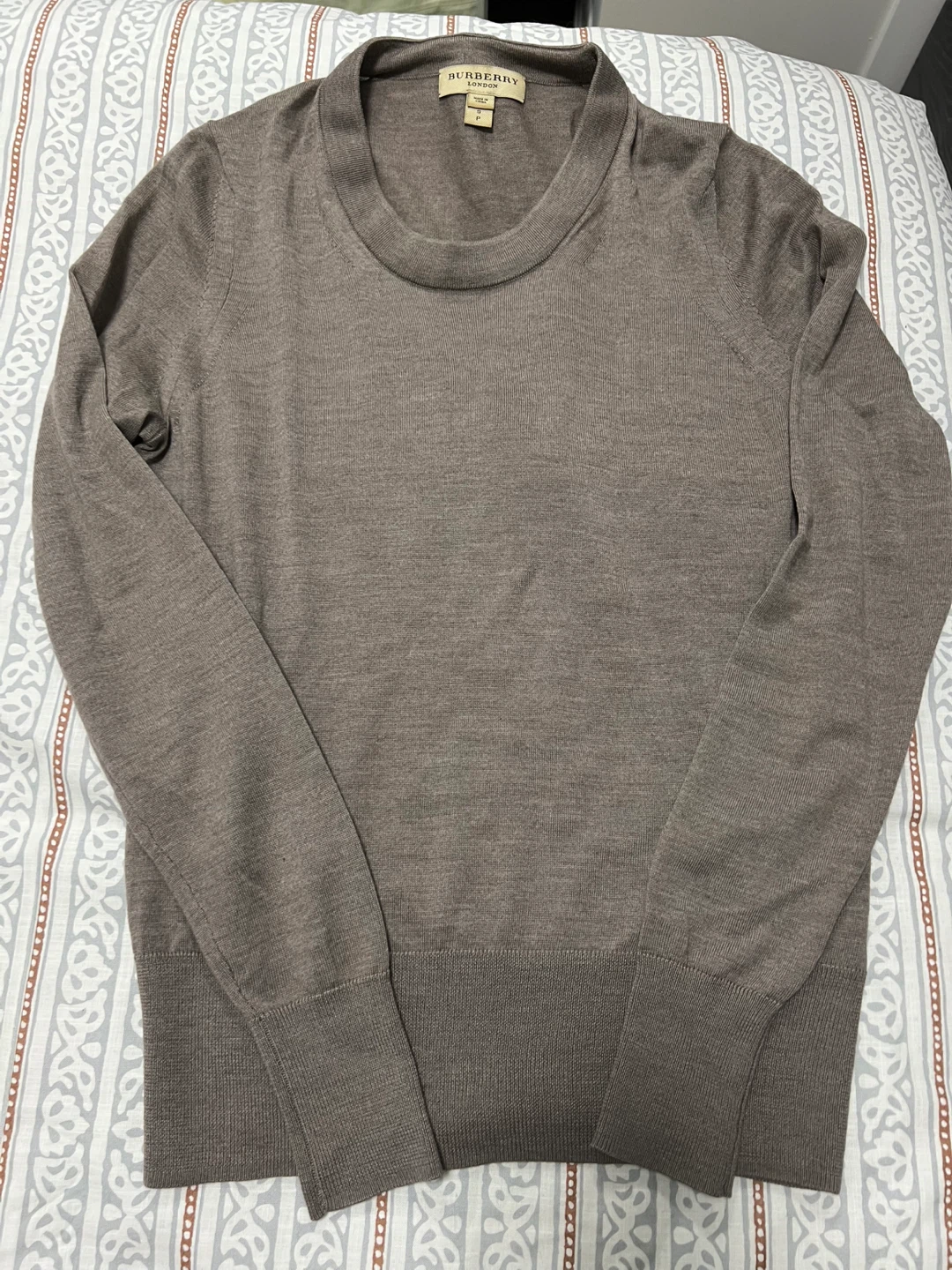 Burberry London Super Fine Merino Wool Sweater - Size S