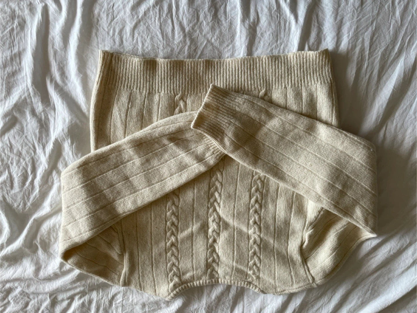 Reiss Cream Cable Knit Sweater - photo 2