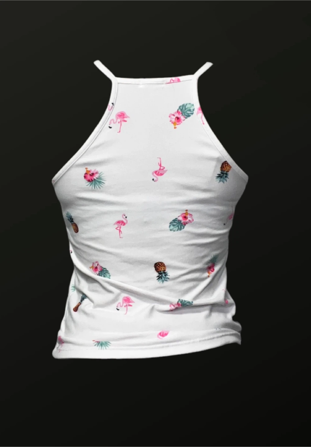White Flamingo & Pineapple Tank Top - photo 2