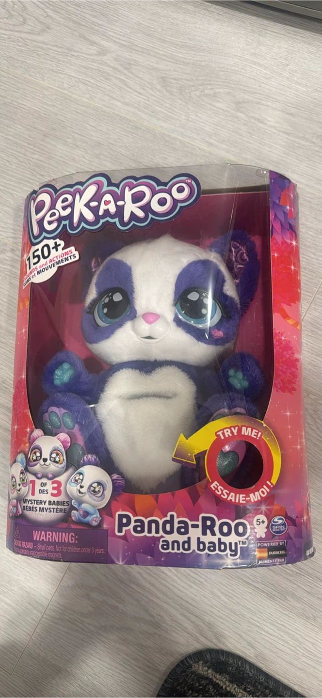 Peek-A-Roo Panda-Roo and Baby Interactive Toy