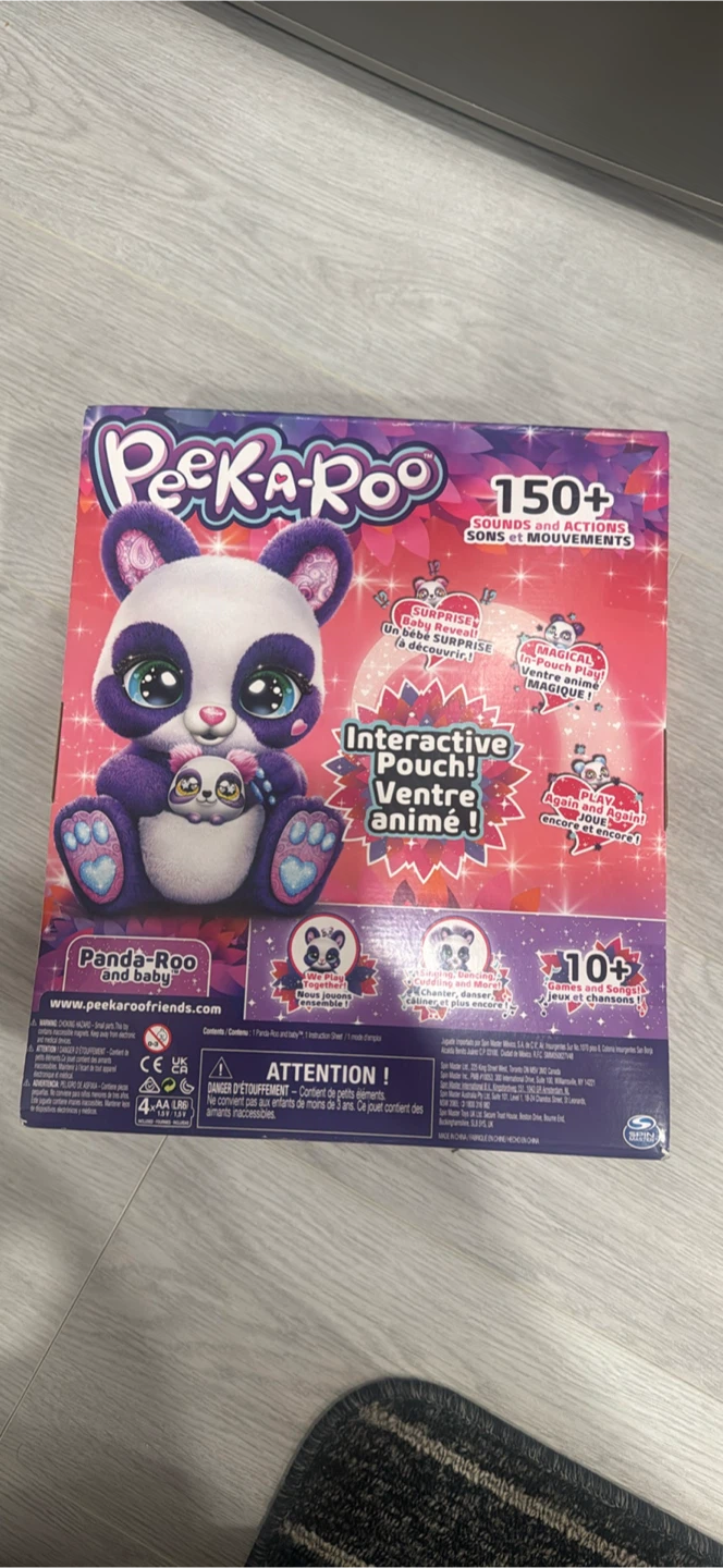 Peek-A-Roo Panda-Roo and Baby Interactive Toy - photo 3