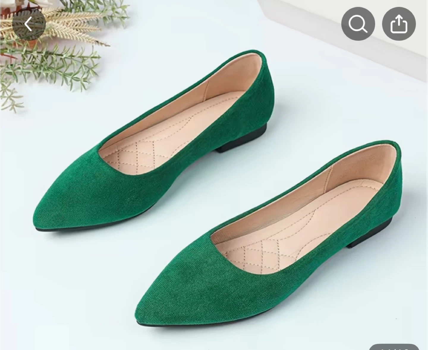Brand New Green Flats – Elegant & Comfortable – Size (9 Size) - photo 2