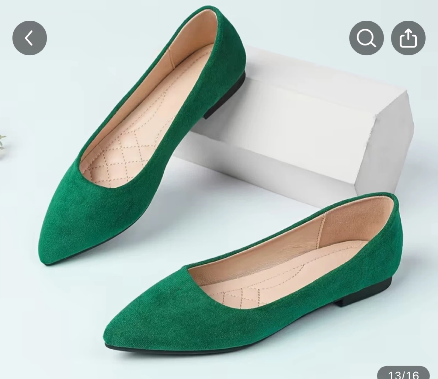 Brand New Green Flats – Elegant & Comfortable – Size (9 Size)