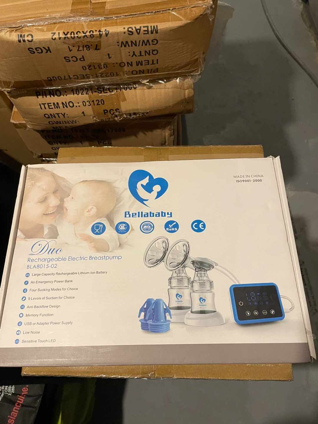 Bellababy Duo Rechargeable Electric Breastpump BLA8015-02