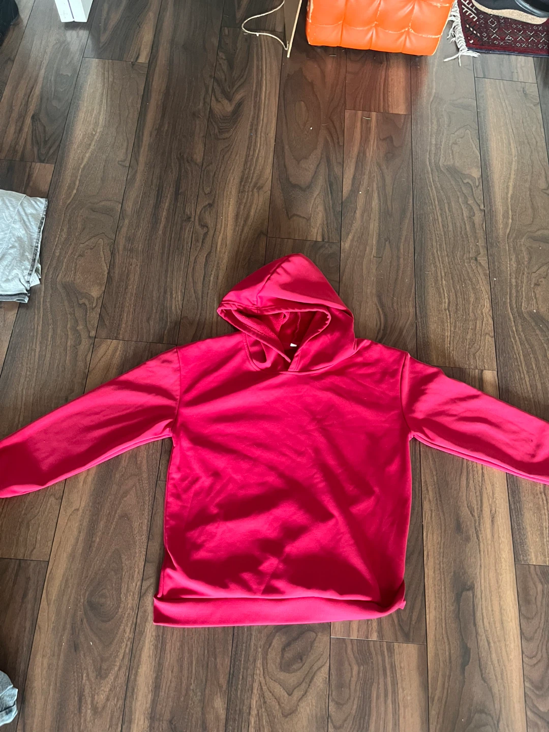 Red hoodie