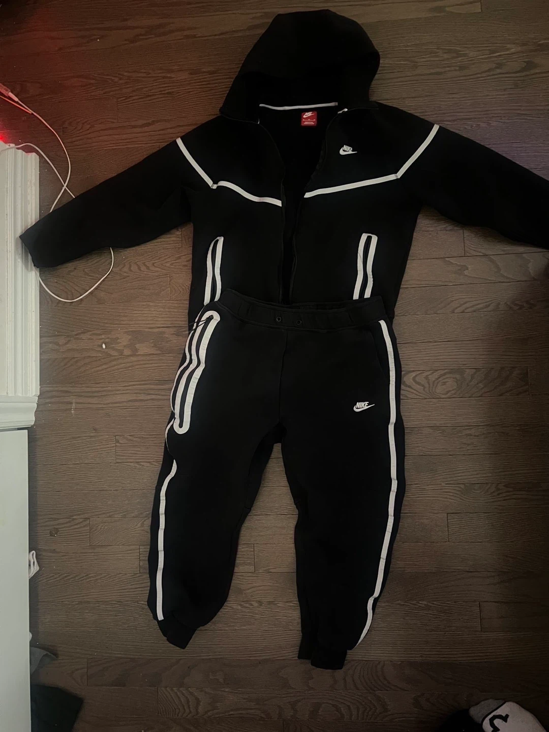 Nike Tech Fleece Black Tracksuit Set *REFLECTIVE - photo 5
