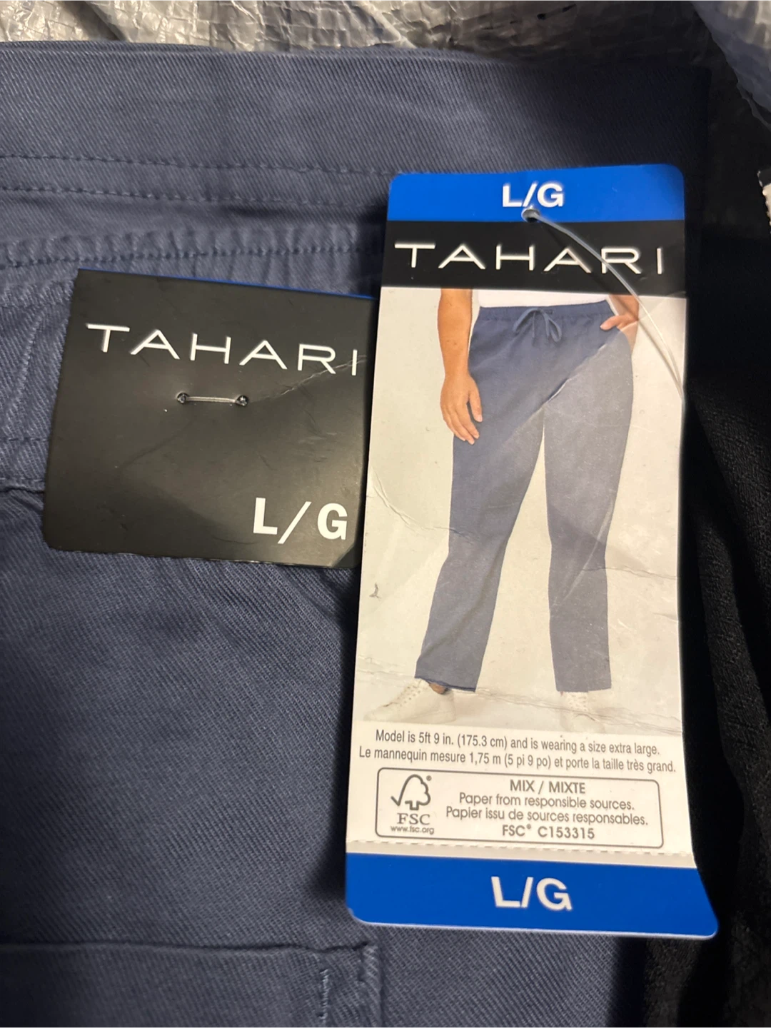 2pc Mario Serrani Italy & Tahari Women's Pants Size L/G - photo 2