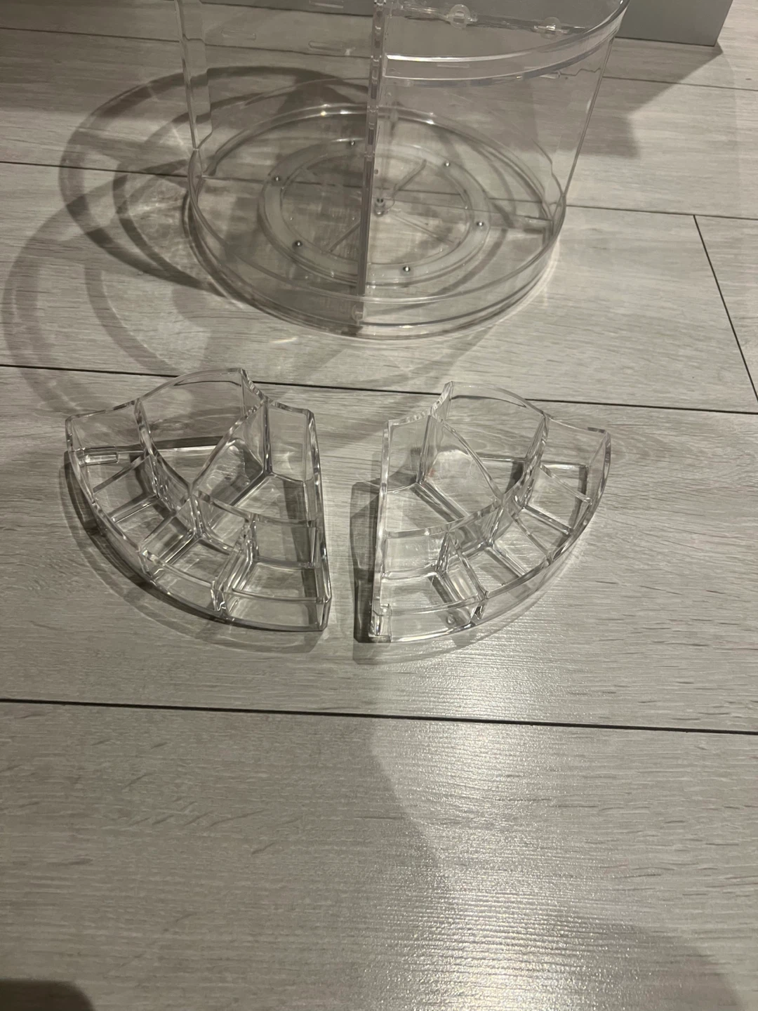 Clear Rotating Makeup/Cosmetic Organizer Holder - photo 2