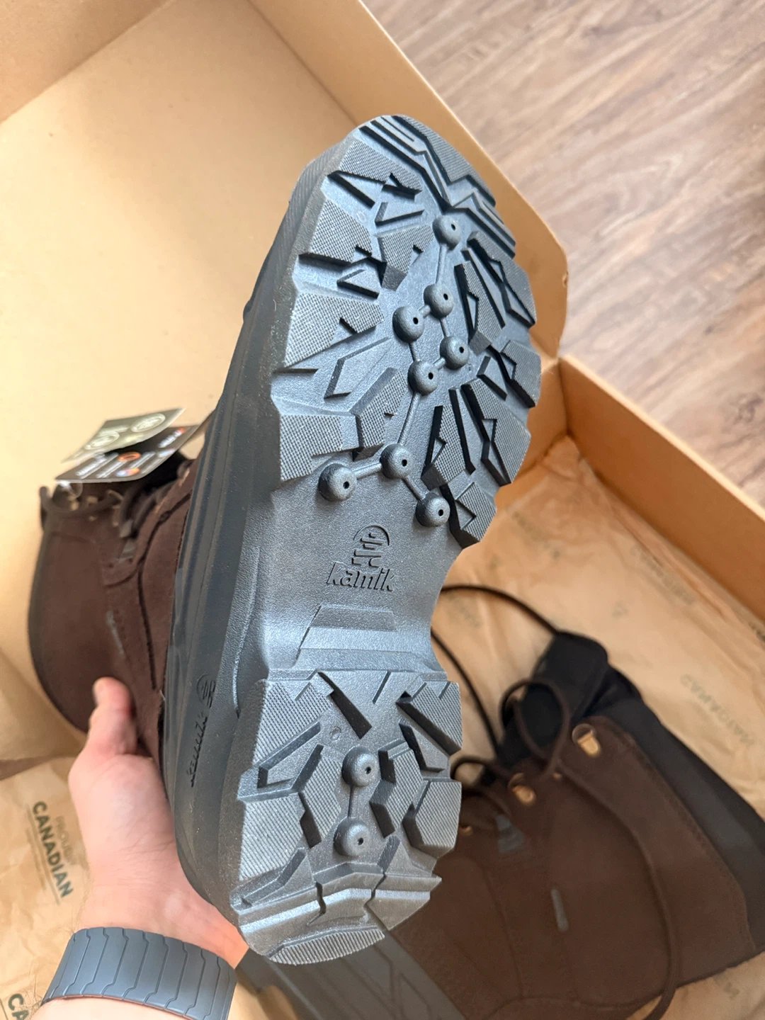 Kamik Men's Nationplus Snow Boots - Dark Brown - photo 2