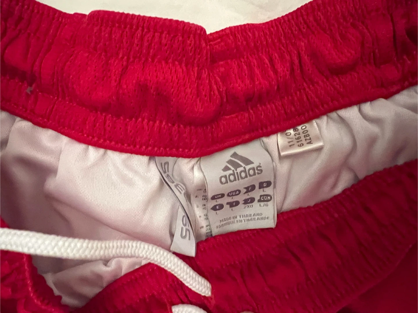 Adidas Red Athletic Shorts - photo 3