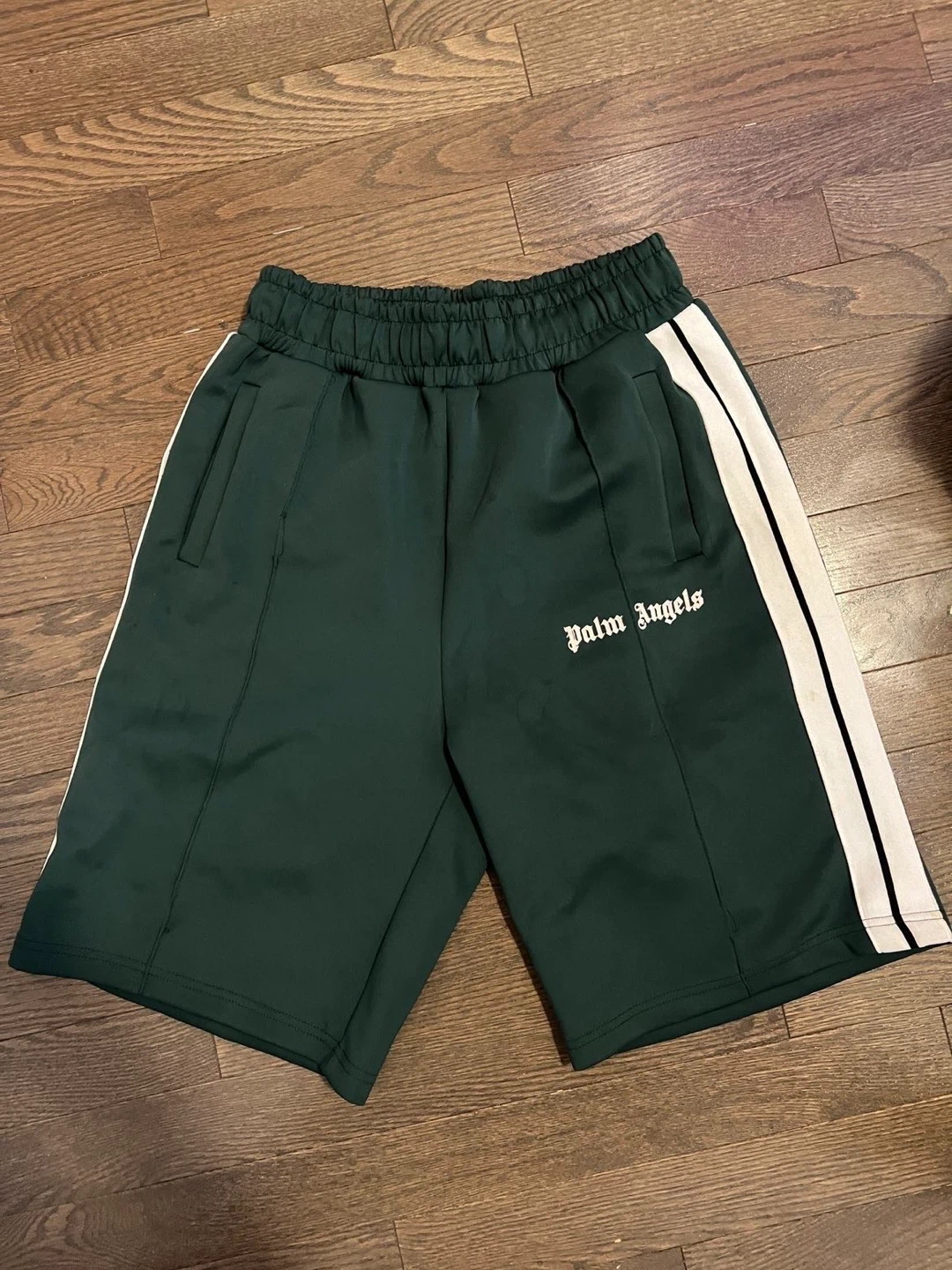 Palm Angels Track Shorts - Green