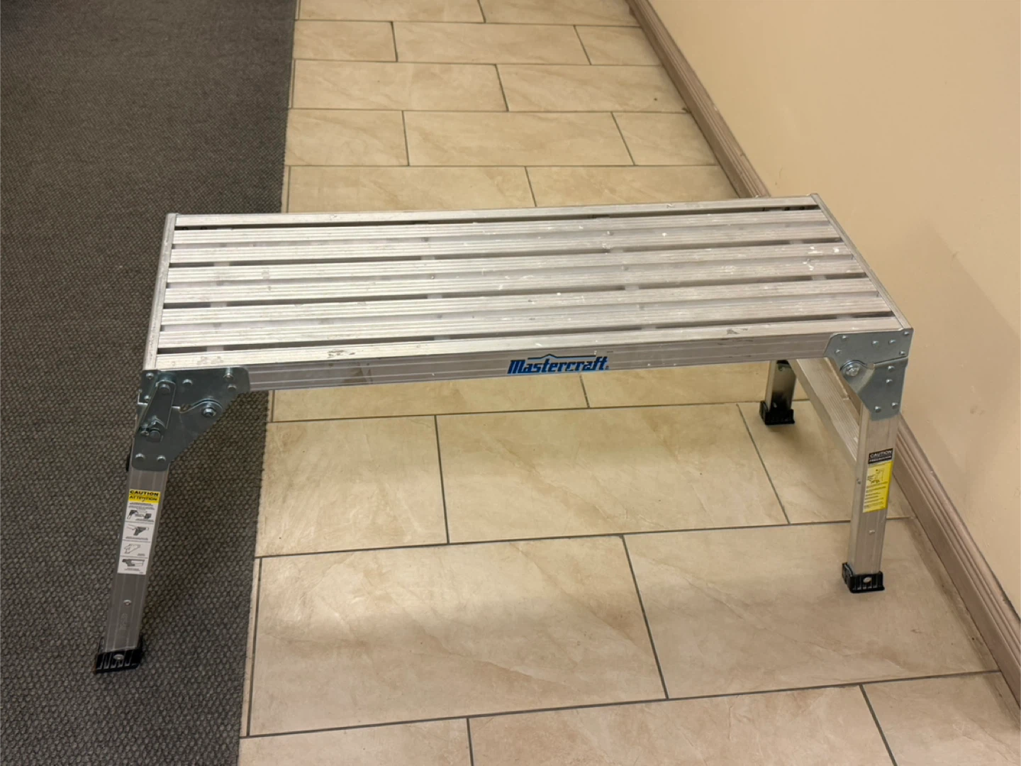 Mastercraft Aluminum Platform & Step Stool