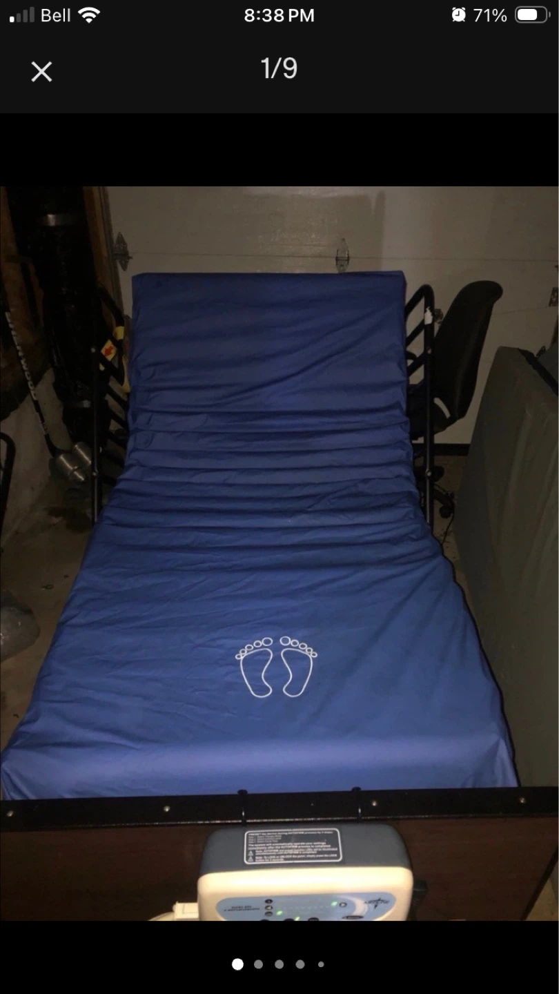I deliver! Hospital bed + Low Air Loss Mattress