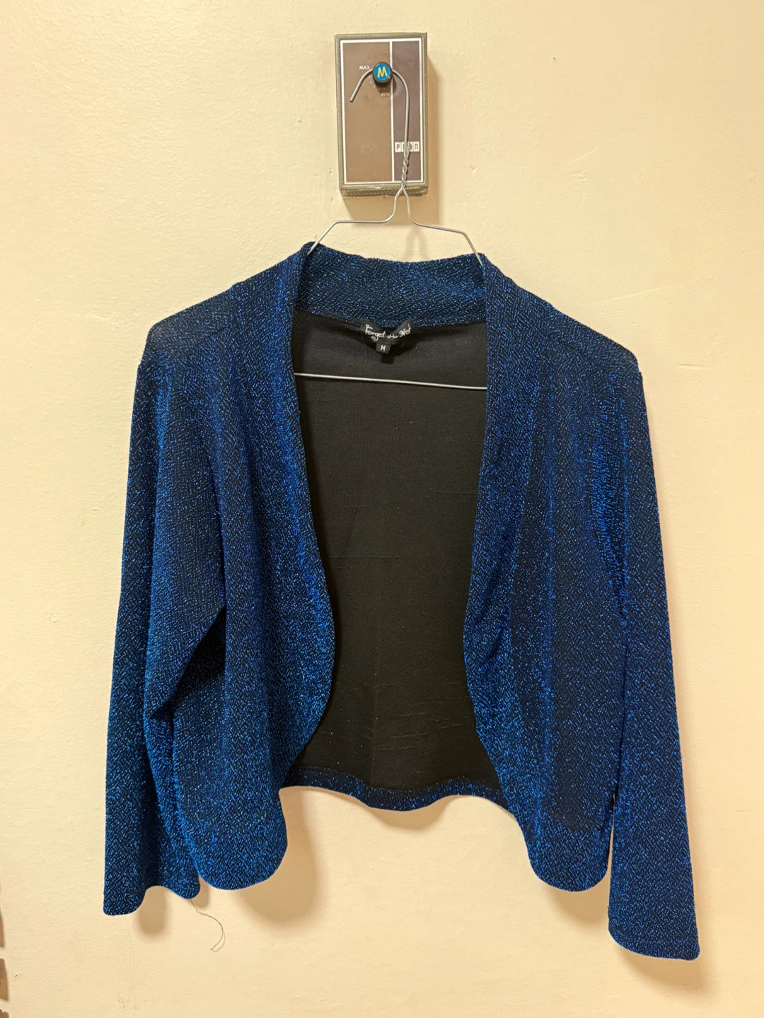 Sparkly Navy Blue Cardigan