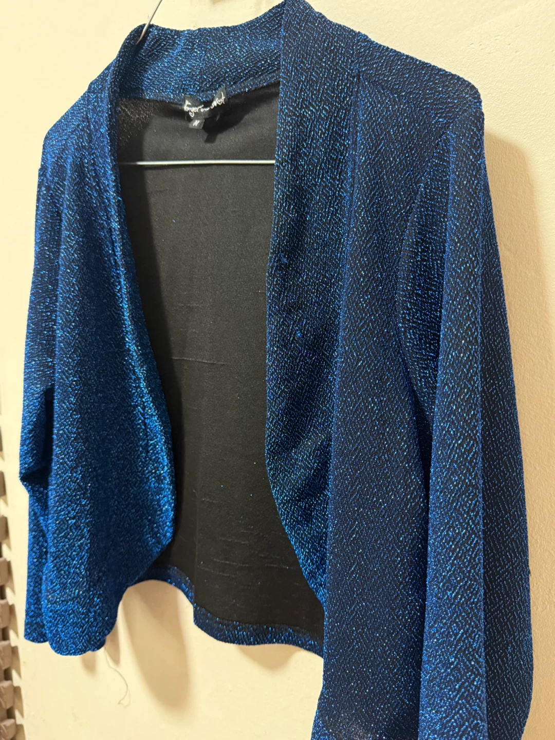Sparkly Navy Blue Cardigan - photo 3