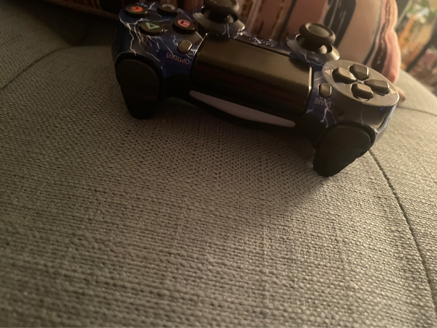 Custom Blue Lightning PS4 Controller - photo 4