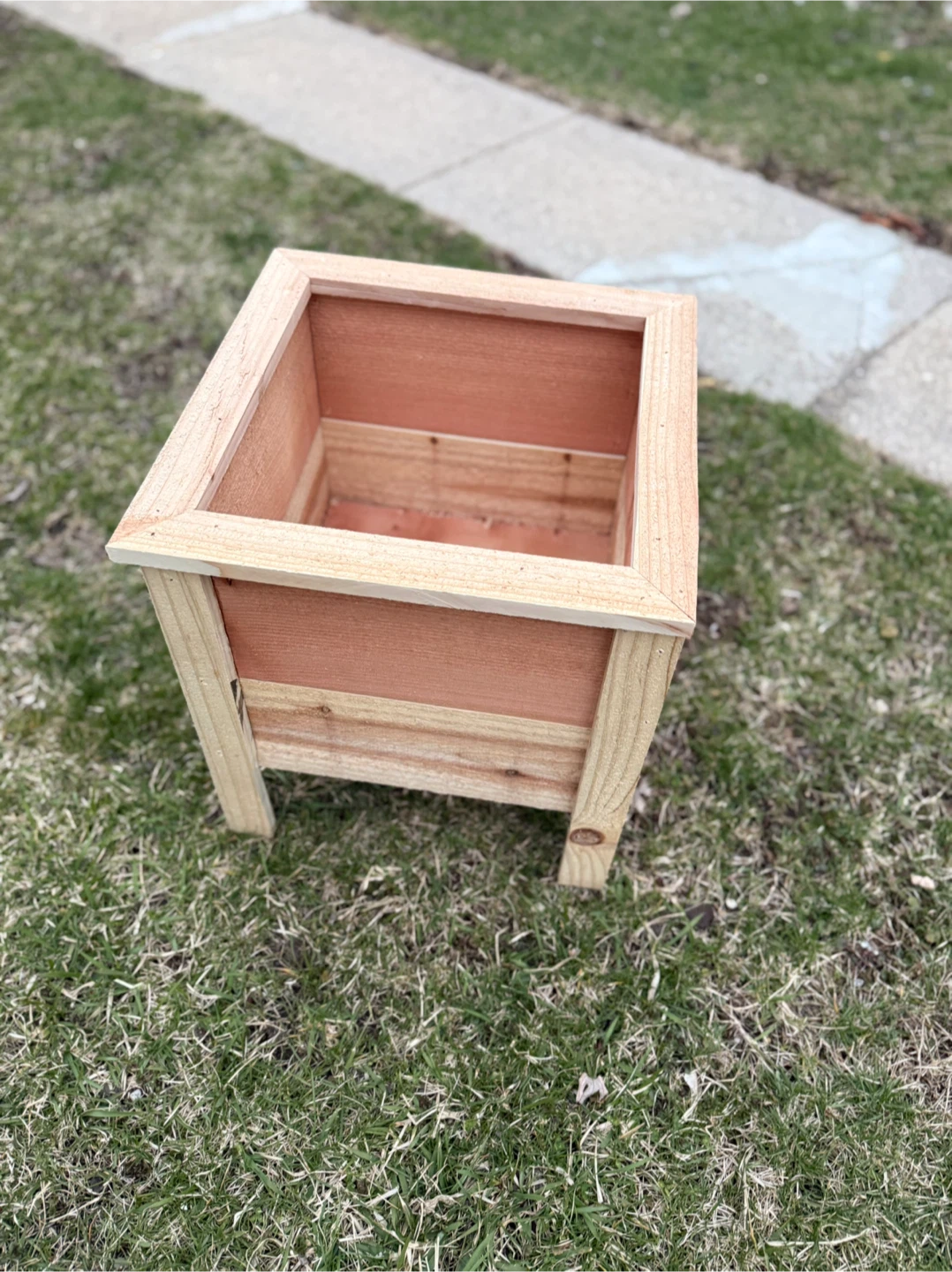 Modern Cedar Planter Box – Handmade – Ready Today - photo 5
