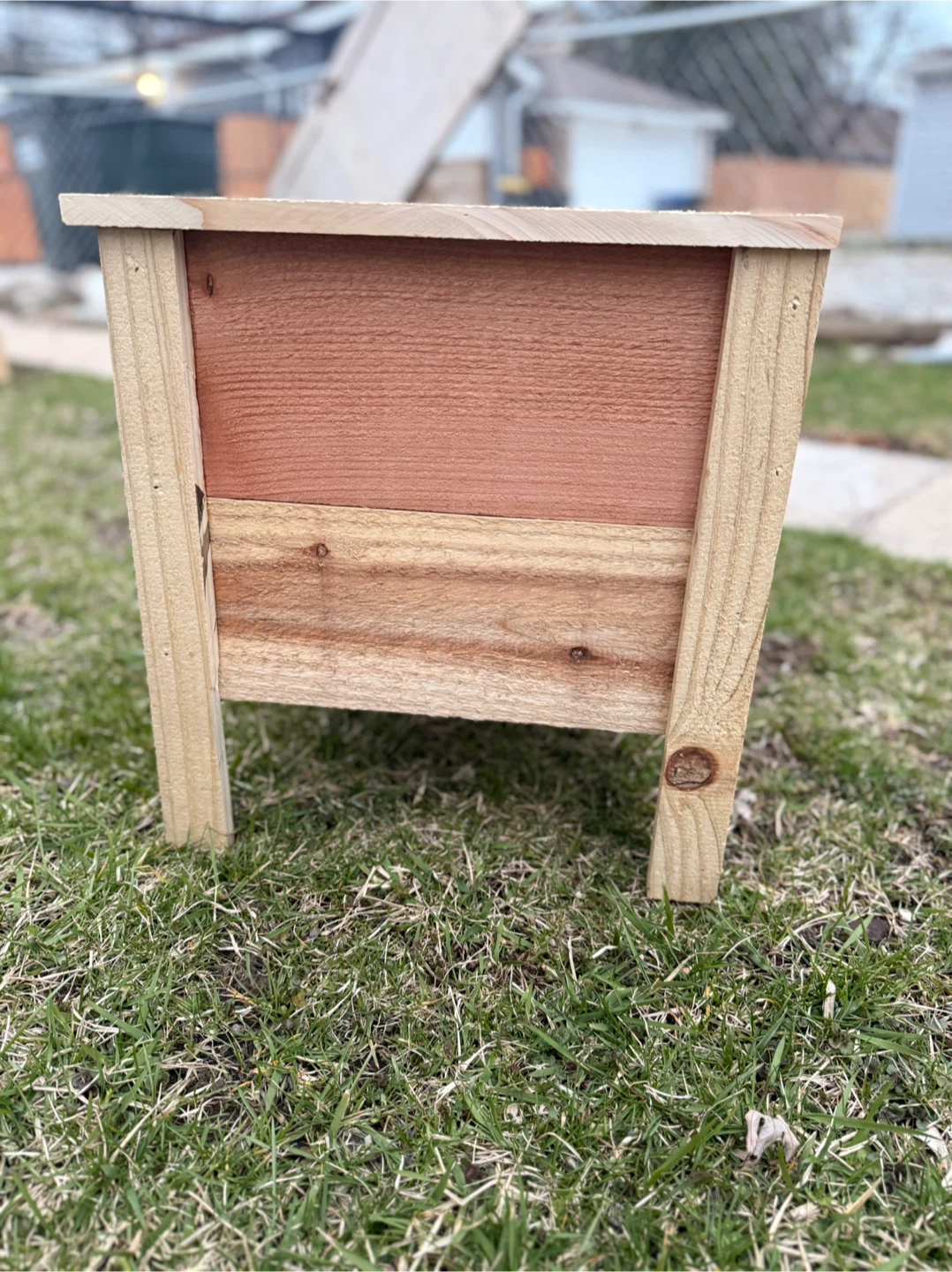 Modern Cedar Planter Box – Handmade – Ready Today - photo 2