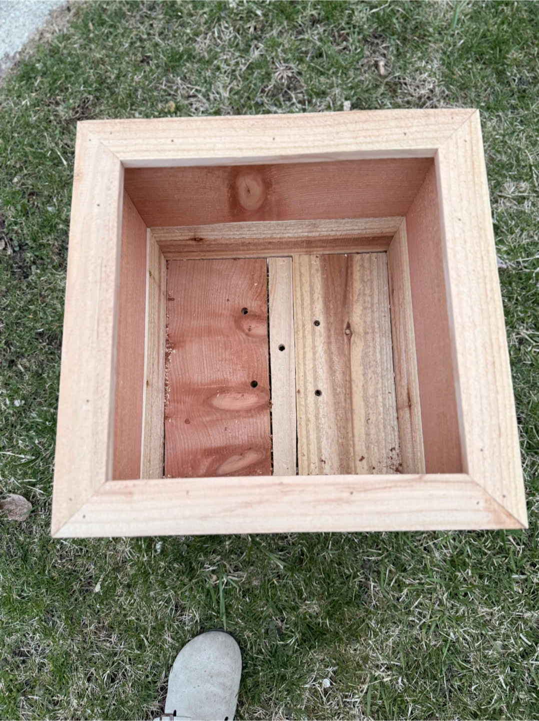 Modern Cedar Planter Box – Handmade – Ready Today - photo 3