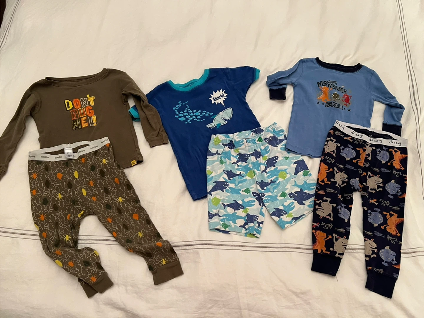 Gap & Carter's Boys Pajamas Bundle (18-24m & 5T)
