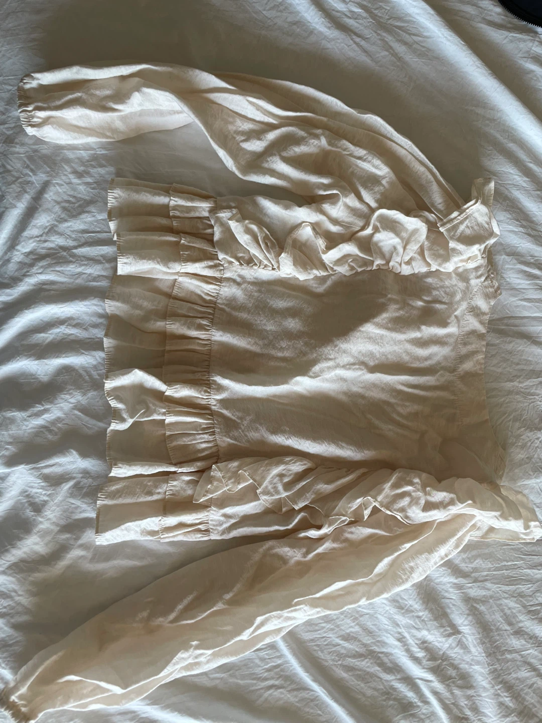 Cream blouse - photo 2