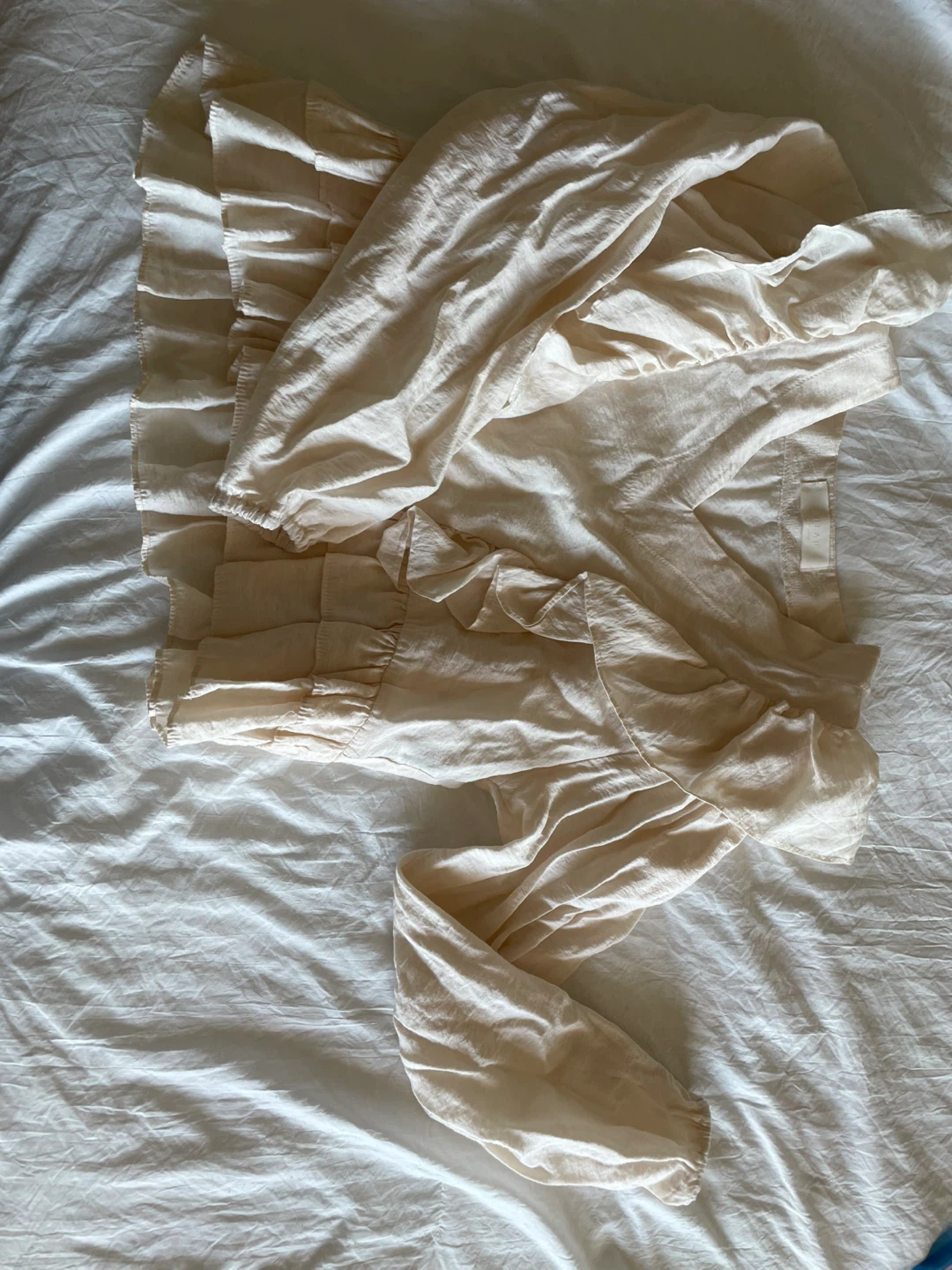 Cream blouse