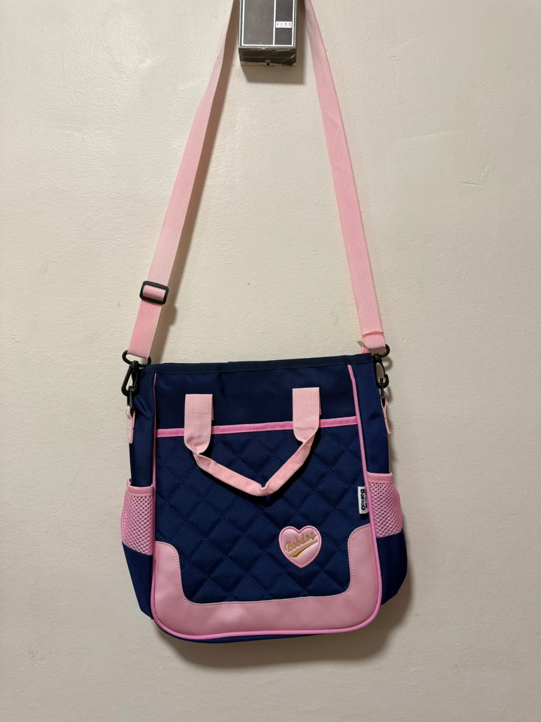 ‼️DECLUTTER‼️ Navy Blue and Pink Shoulder Bag