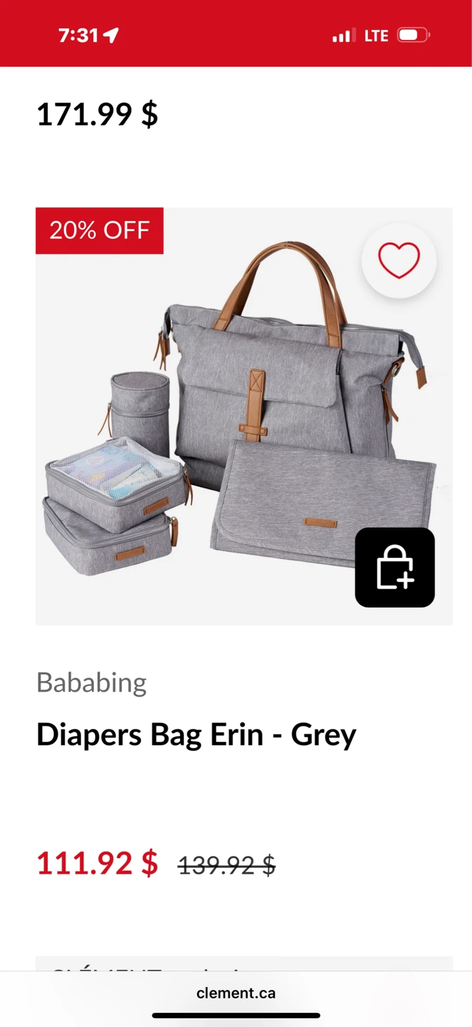 Baby bag