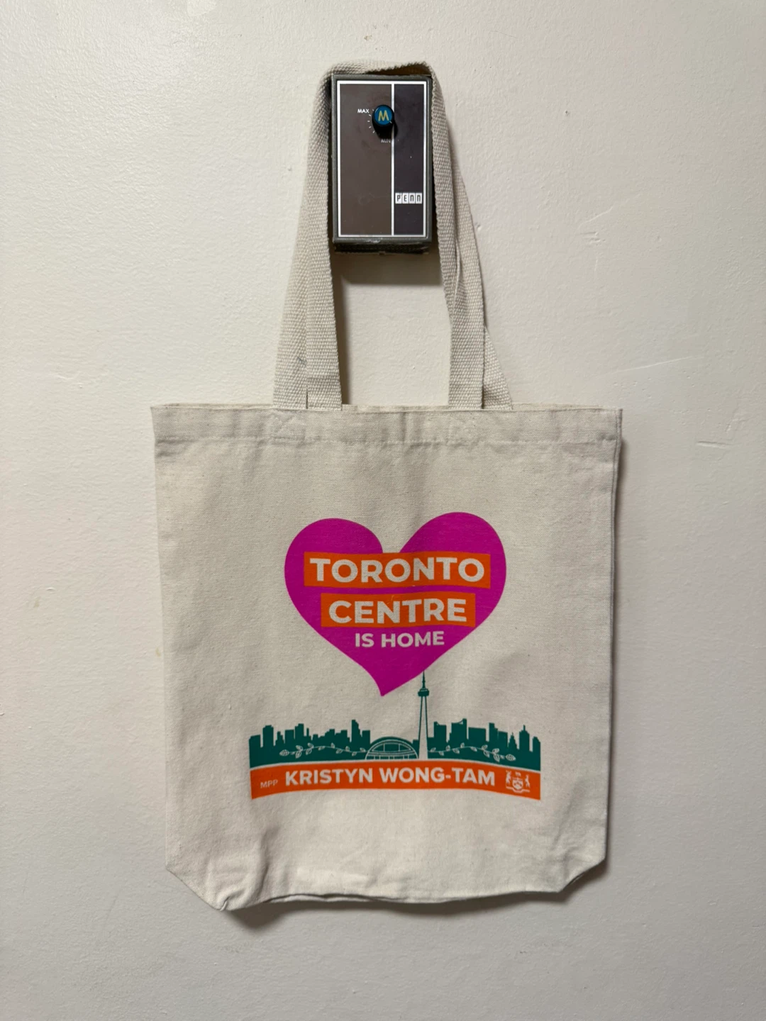 “Toronto Centre Is Home” Canvas Tote Bag
