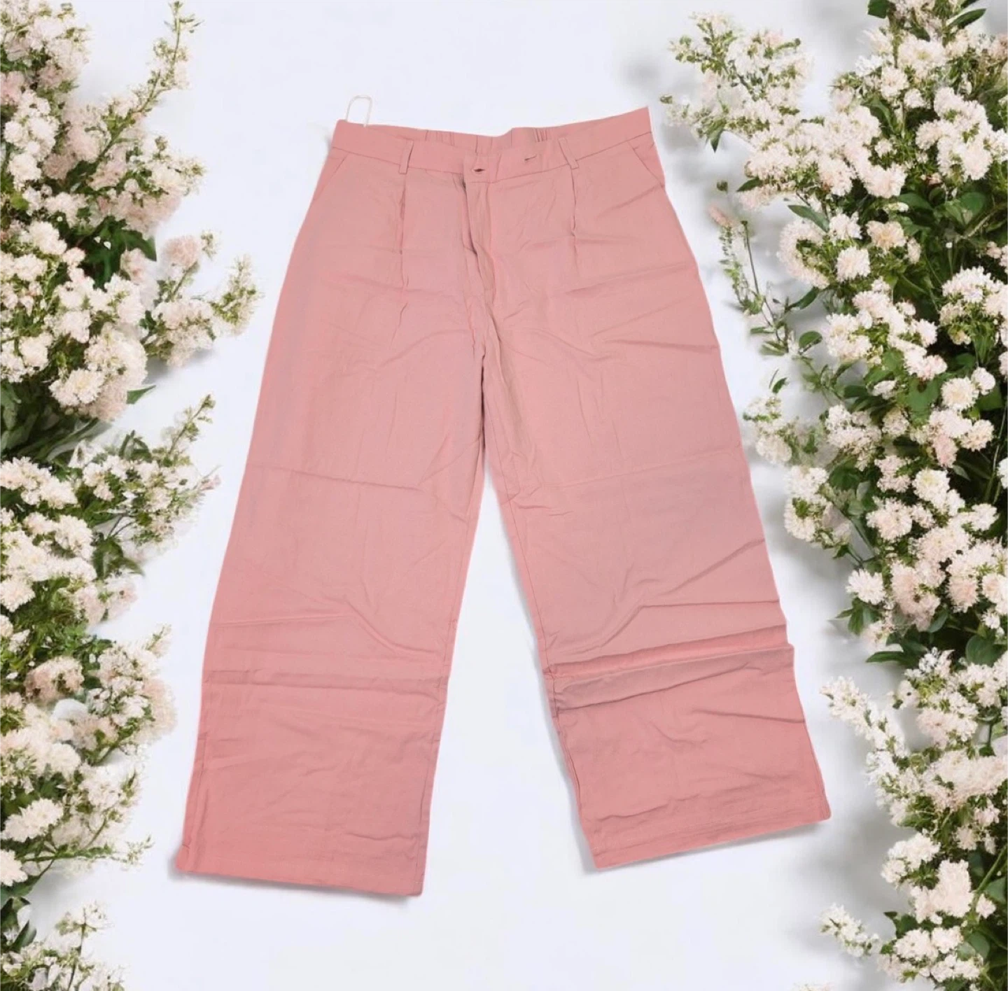 NEW! Kate Moda Women’s Wide Leg Pants, Pink, 2XL (Fits Like XL) - photo 2