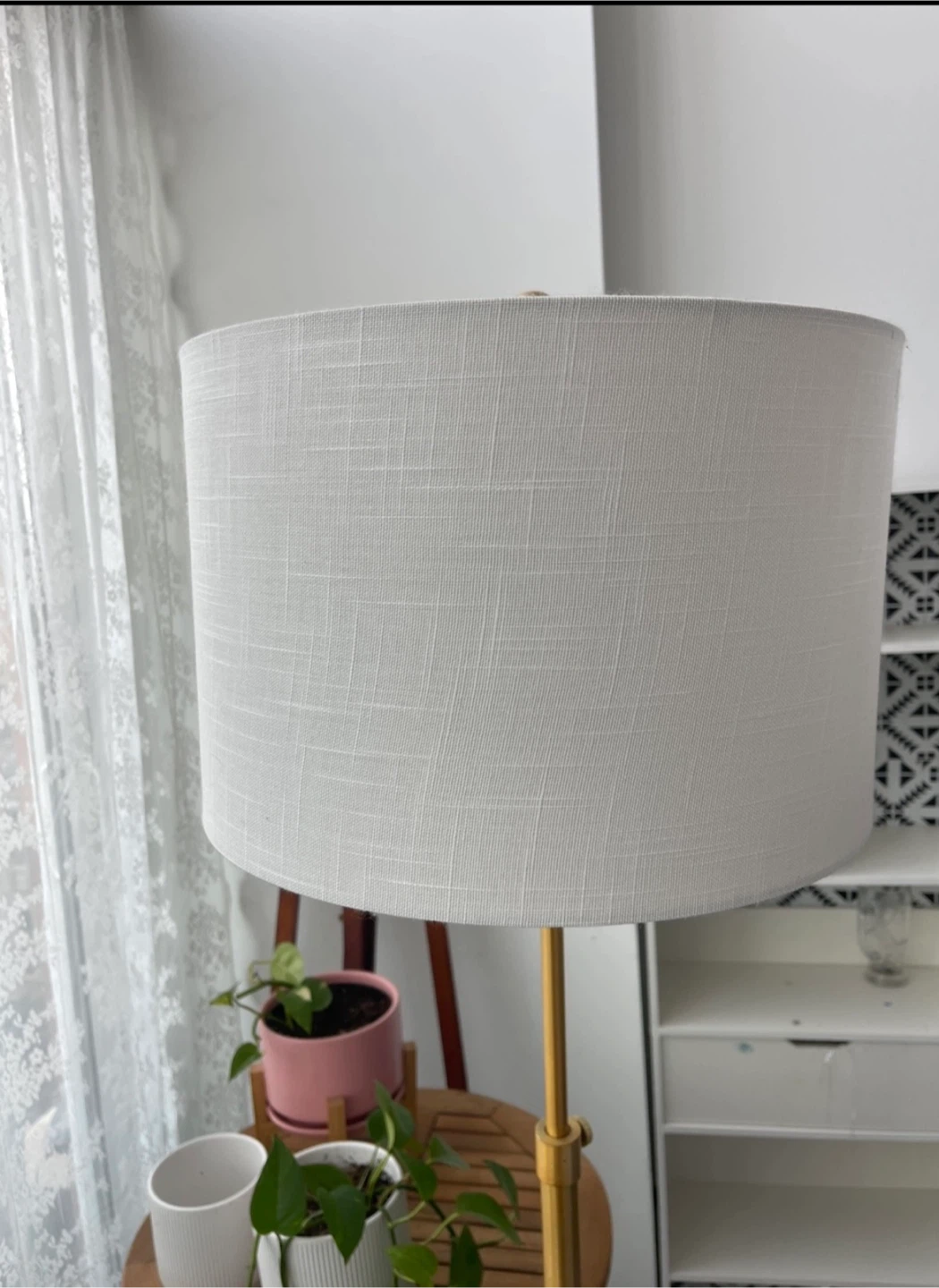 2 Gold Floor Lamps - photo 2