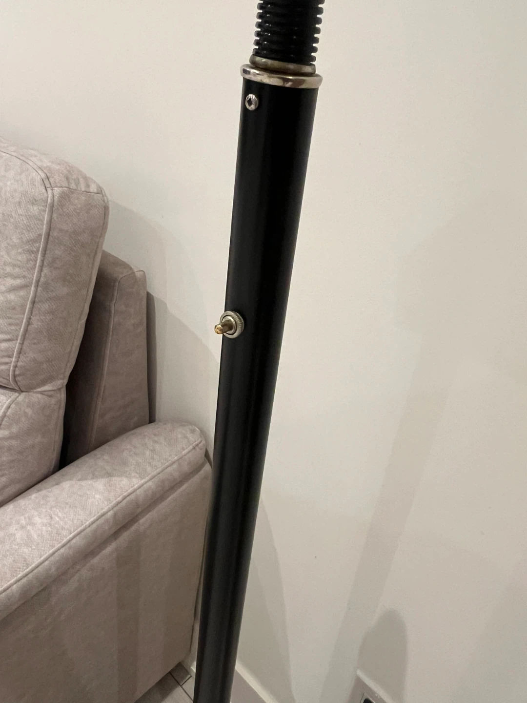 Black Floor Lamp with Adjustable Neck - photo 2