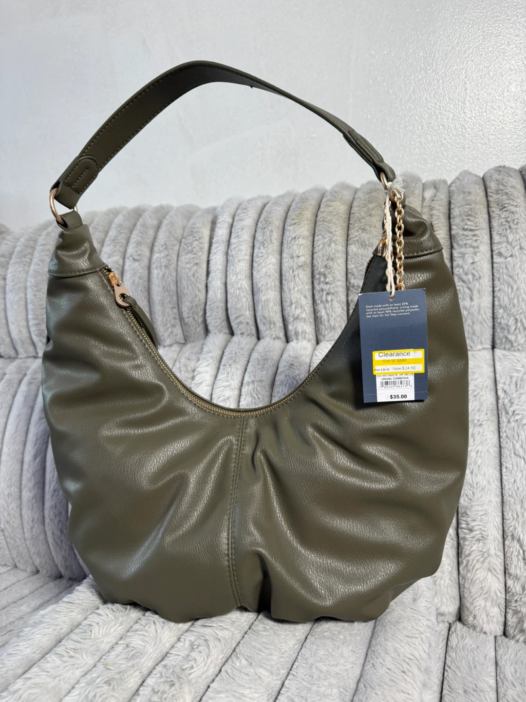 Universal Thread Women's Hobo Handbag - Olive Green