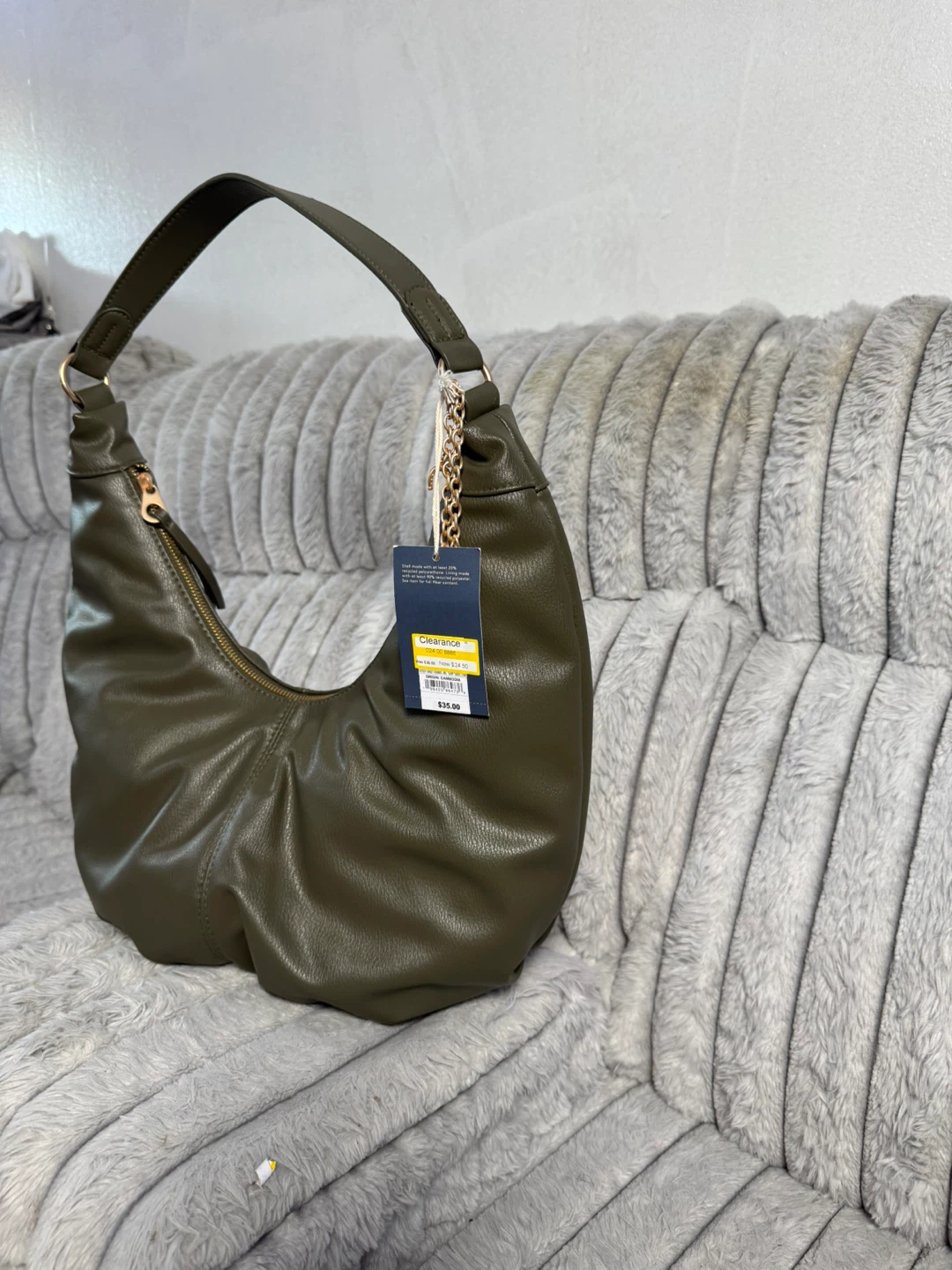 Universal Thread Women's Hobo Handbag - Olive Green - photo 2