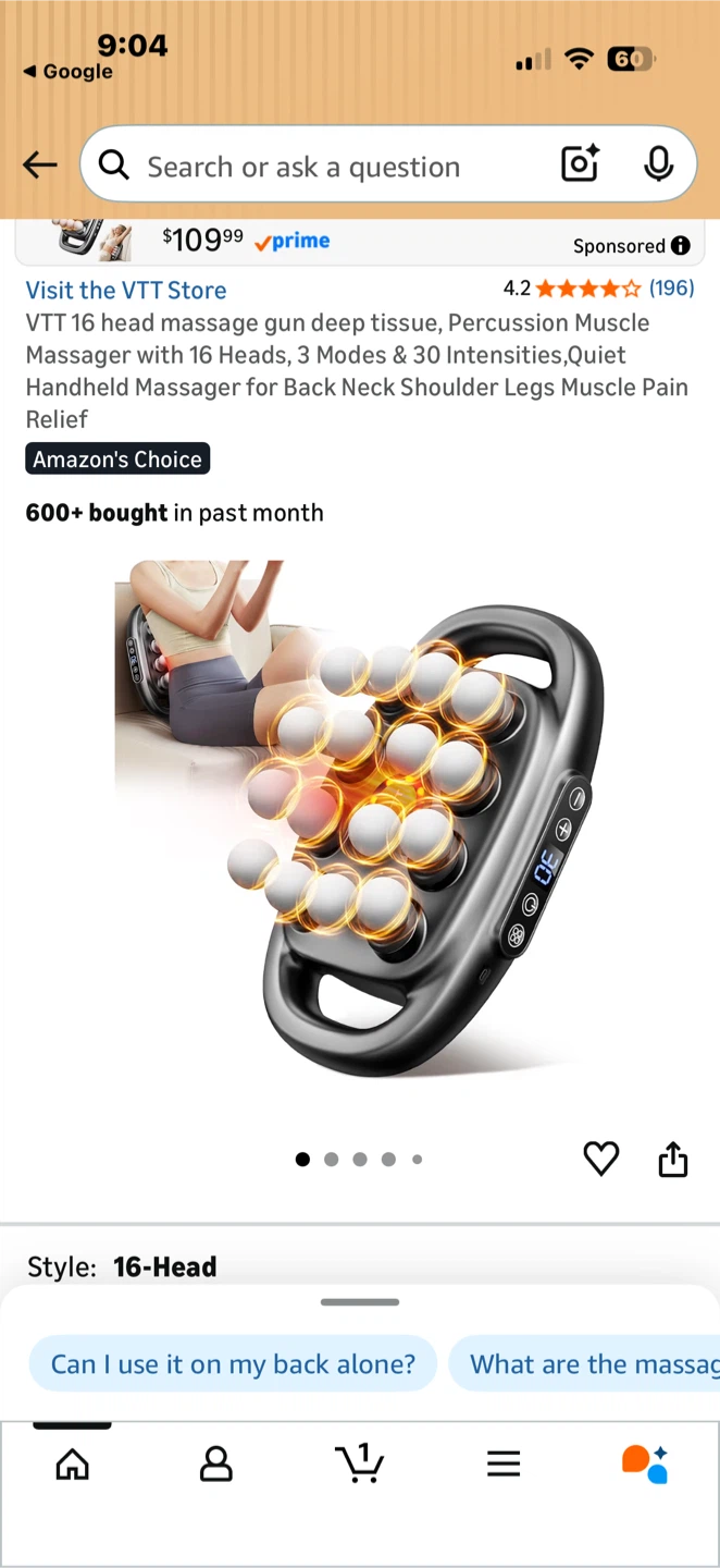 VTT 16 Head Massage Gun