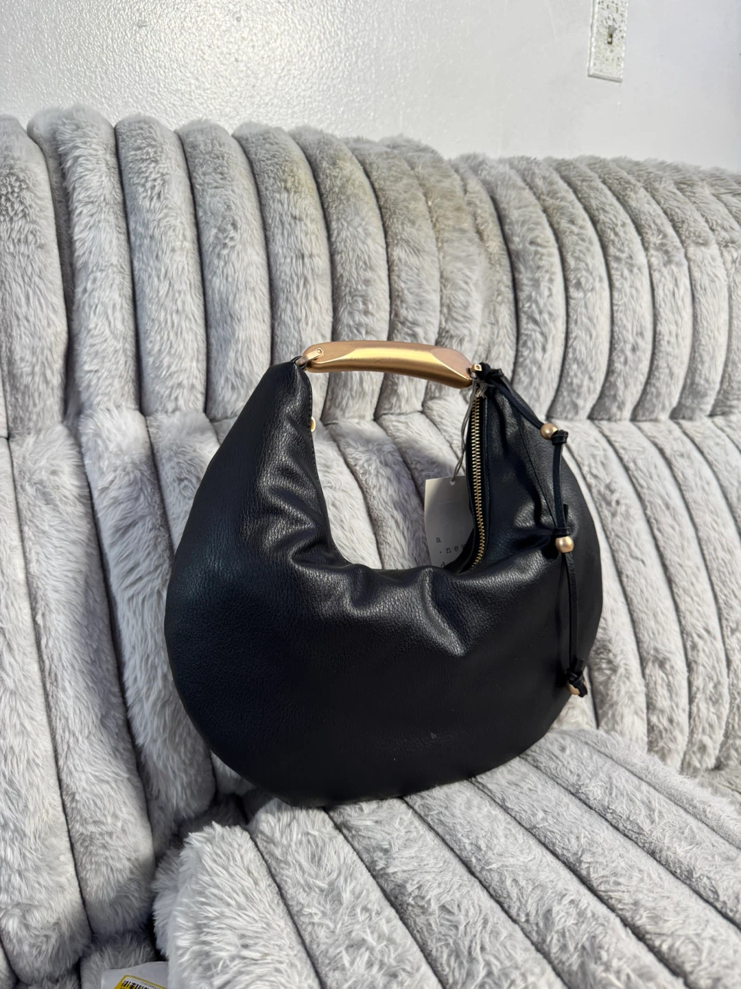 A New Day Black Hobo Handbag - photo 2