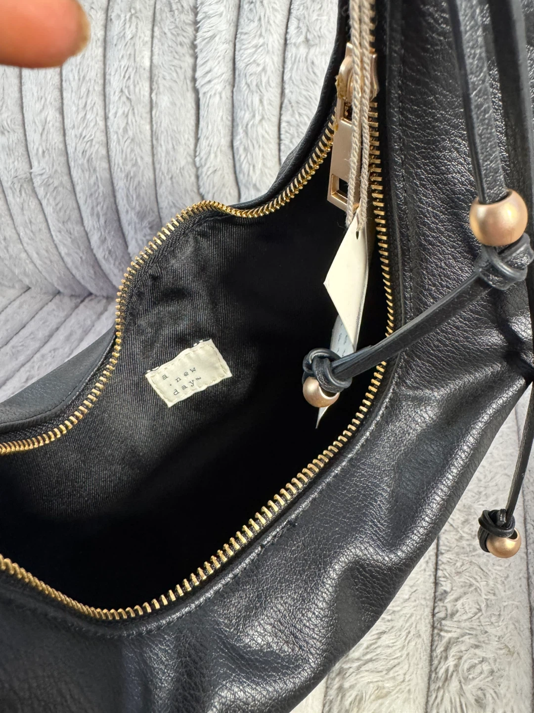 A New Day Black Hobo Handbag - photo 5