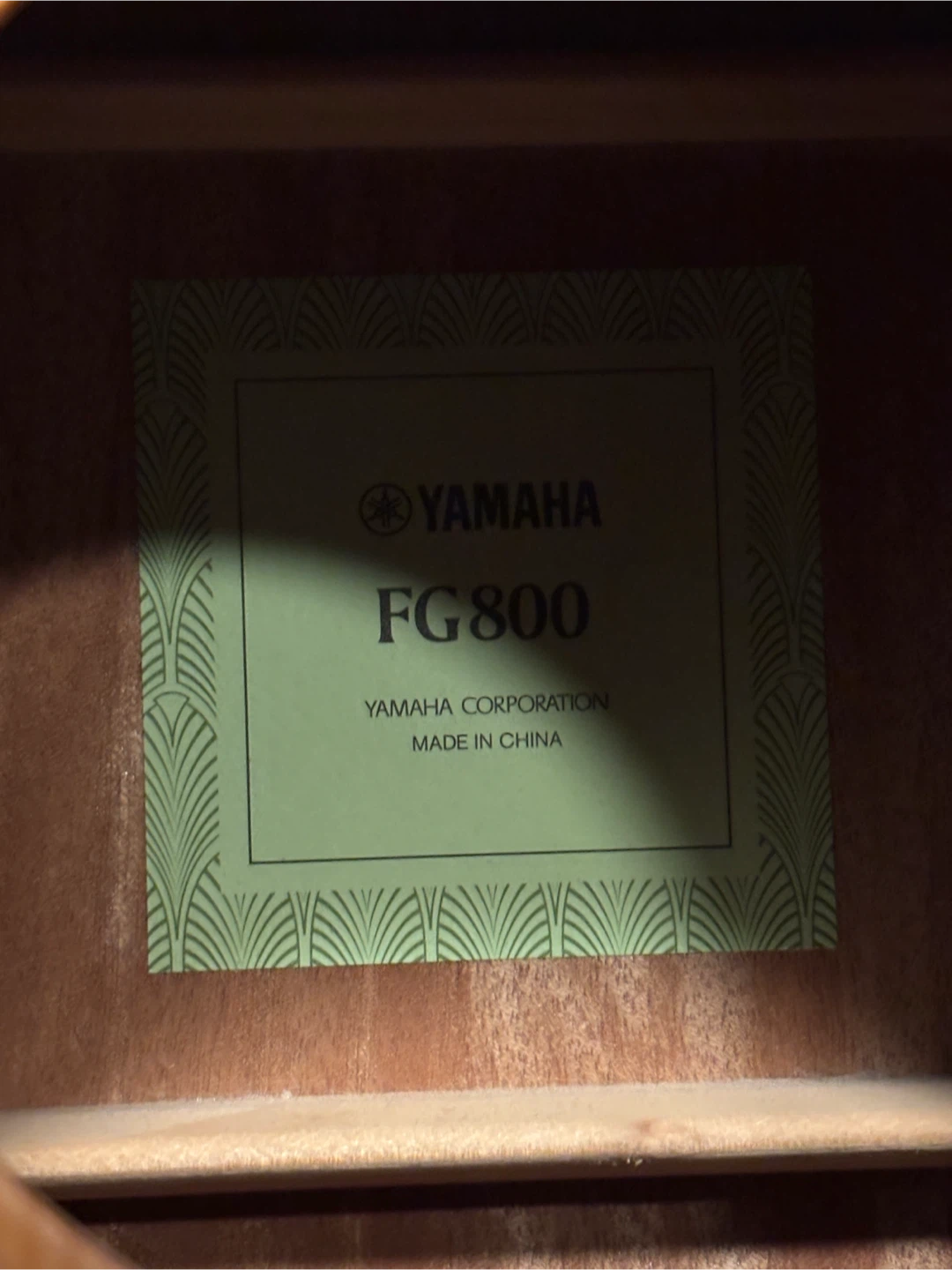 Yamaha FG800 Acoustic Guitar - photo 2