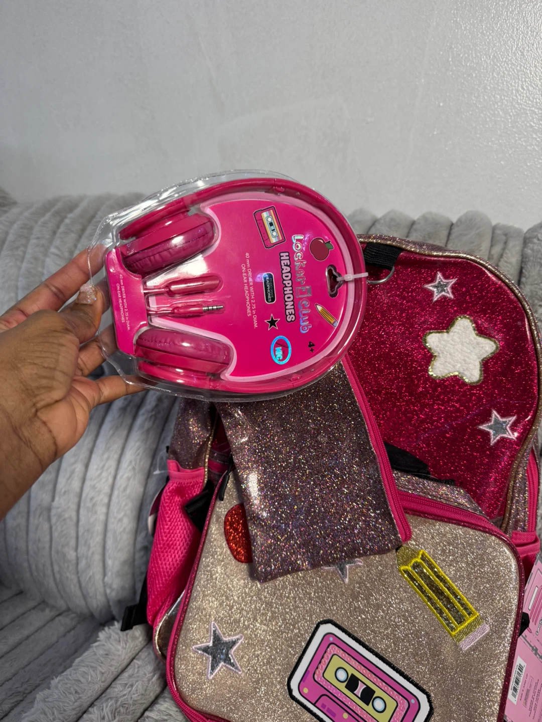 Kids Backpack Set with Headphones and Lunch Bag - photo 2