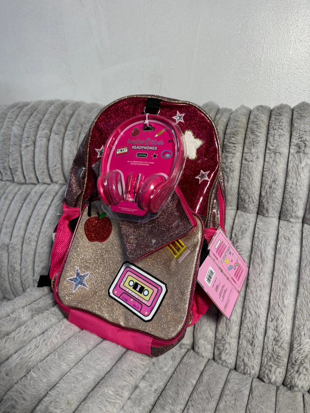 Kids Backpack Set with Headphones and Lunch Bag - photo 4