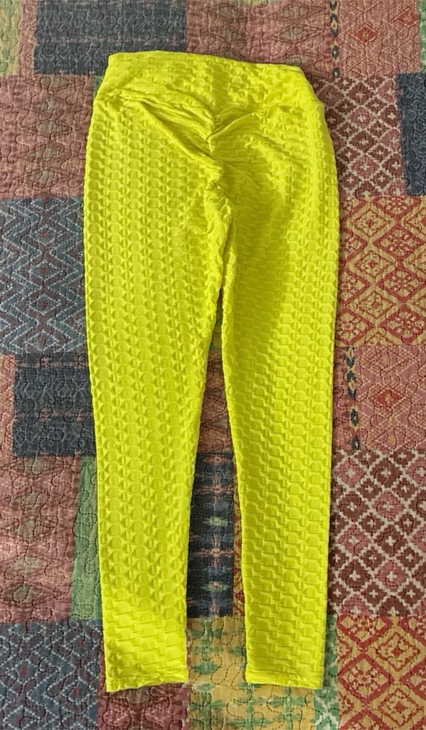 Women's Textured High-Waisted Leggings - photo 2