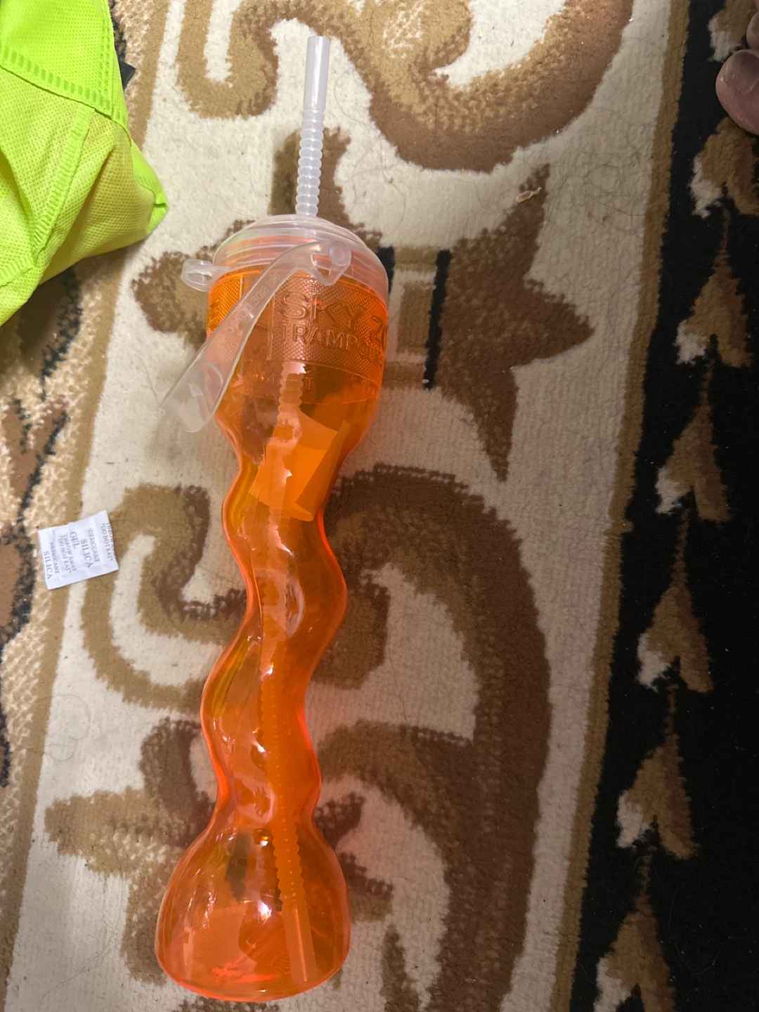 Orange skyZone trampoline park  Tumbler with Straw - photo 3