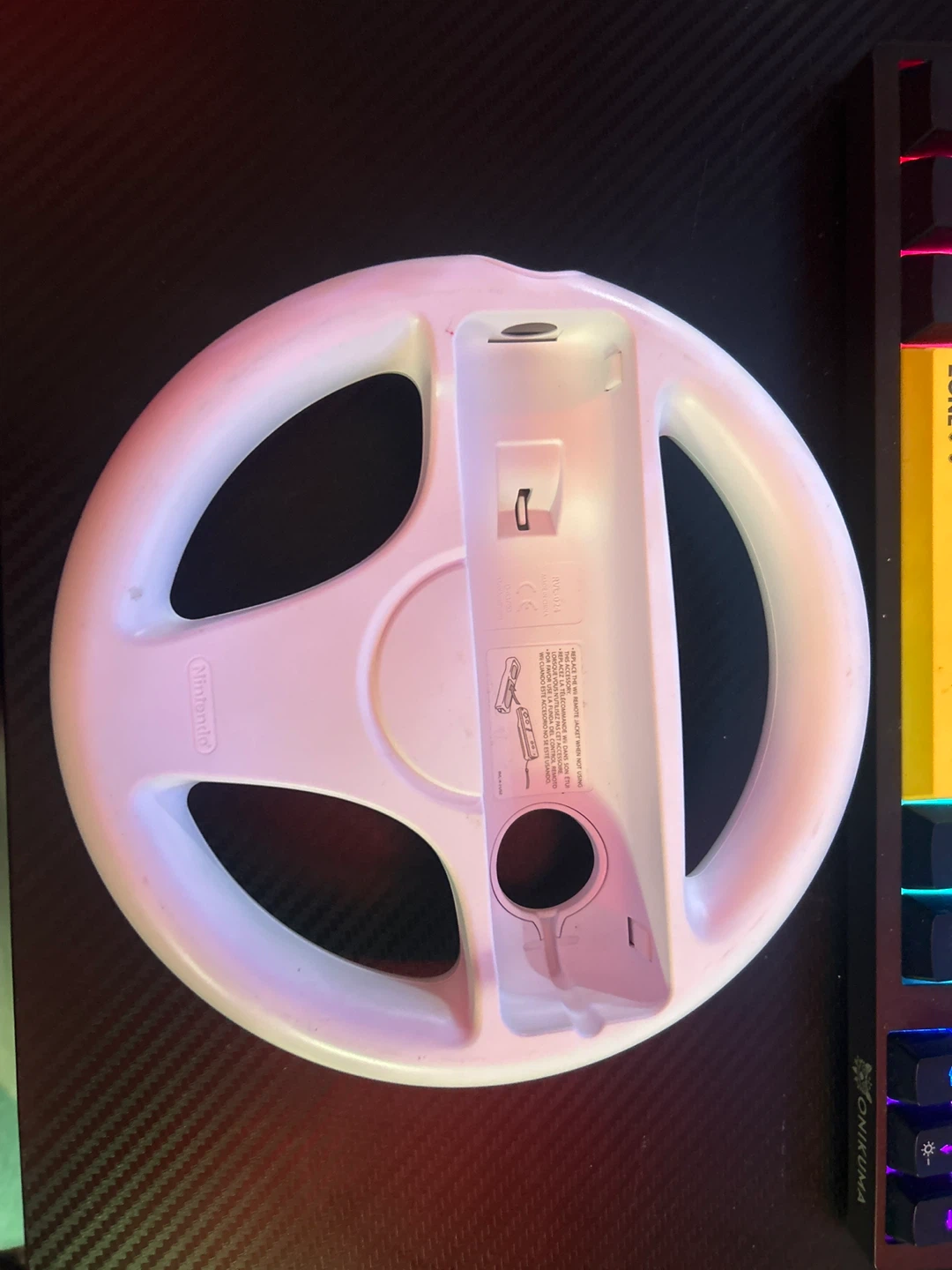 Nintendo Wii Racing Wheel Accessory