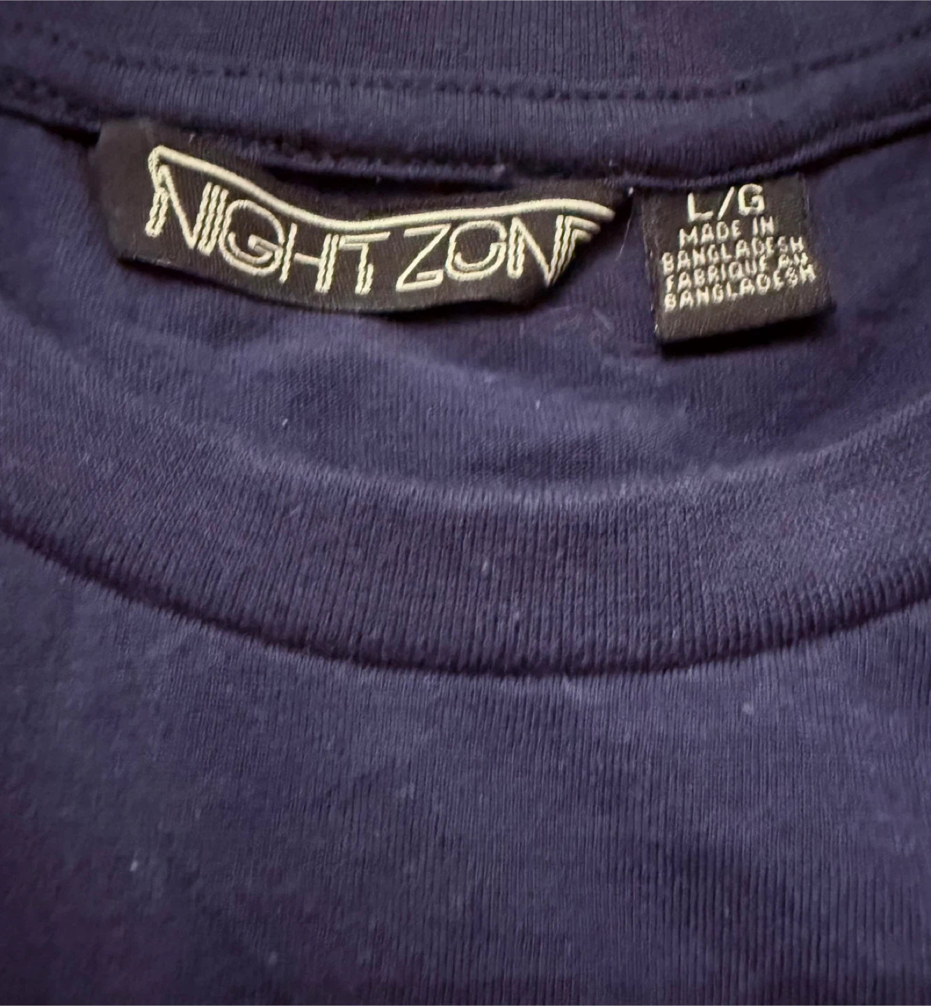 NIGHT ZONE Men's Navy Blue Gaming Controller Graphic T-Shirt L/G - photo 4