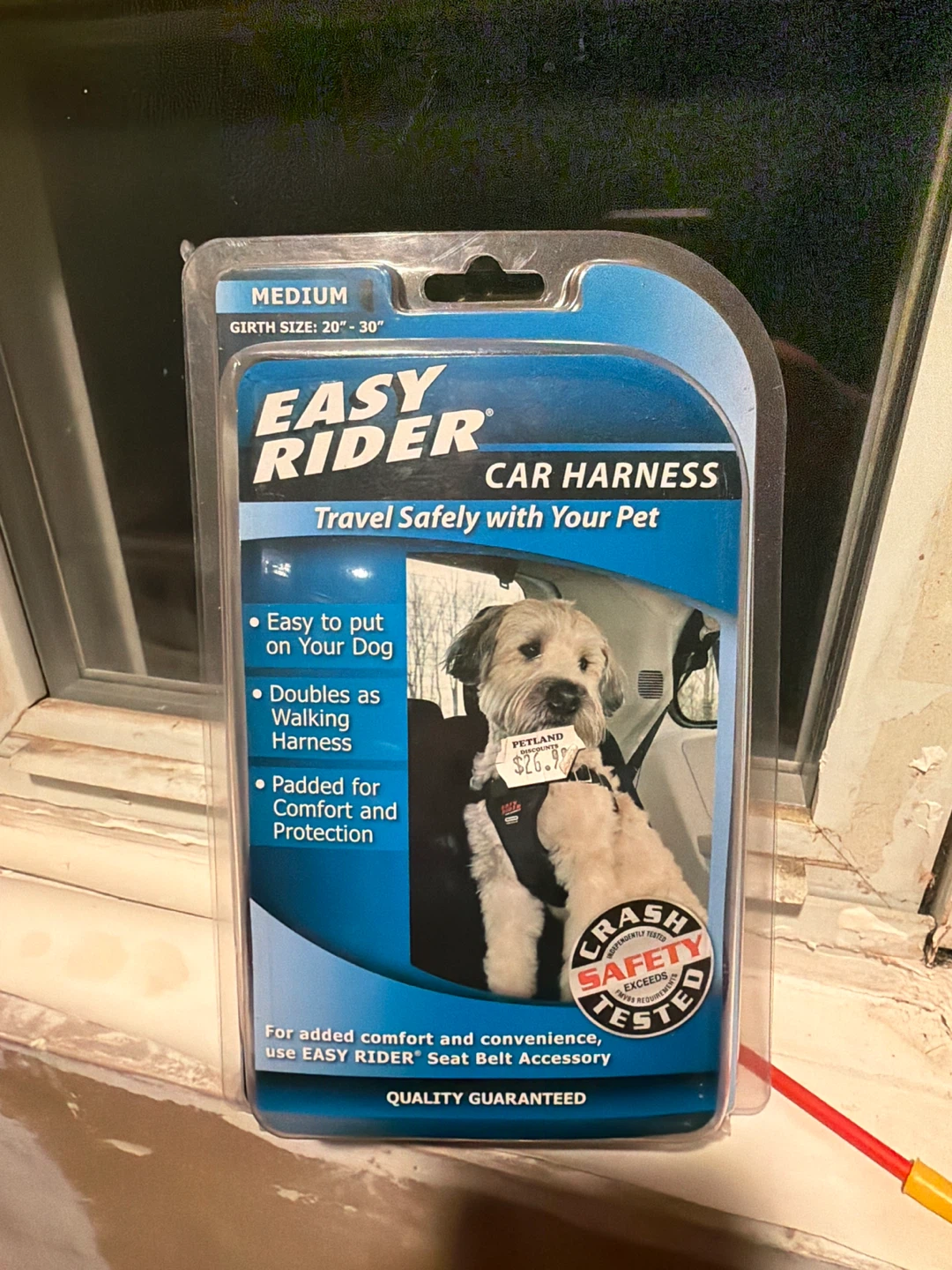 Easy Rider Medium Car Harness for Dogs (20"-30" Girth)